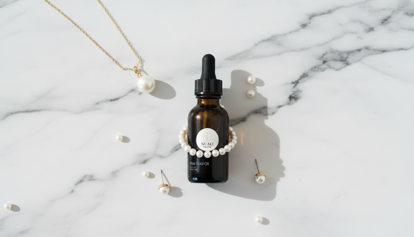 Sérum Huileux Rose Musquée Anti-Âge Nuali Glow
